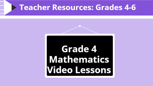 Grade 4 Mathematics Video Lessons Image
