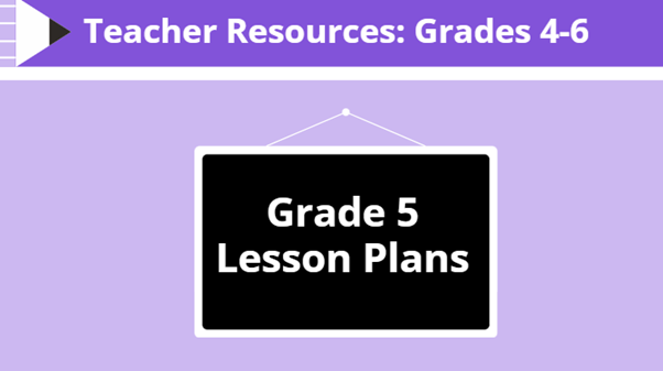 Grade 5 Lesson Plans Image