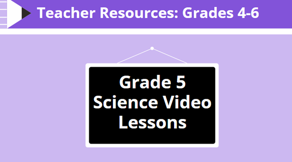 Grade 5 Science Video Lessons Image