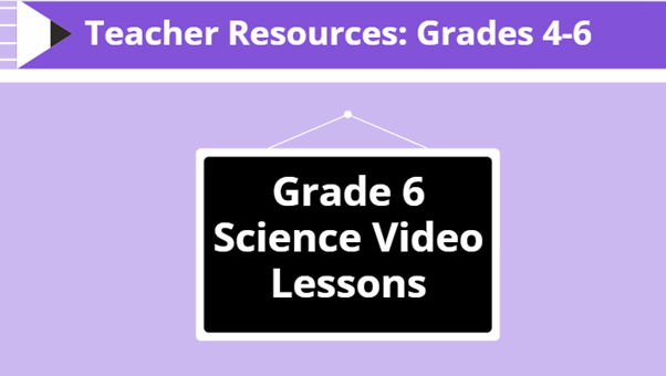Grade 6 Science Video Lessons Image